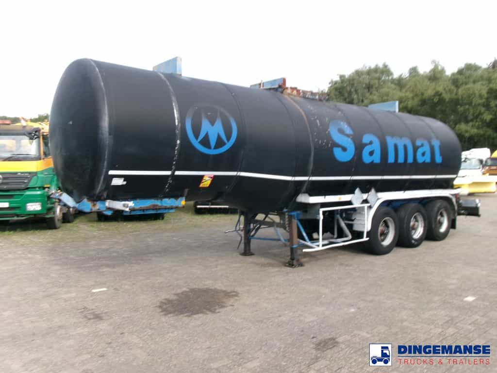 Fruehauf Bitumen tank inox 31 m3 / 1 comp + mixer & engine