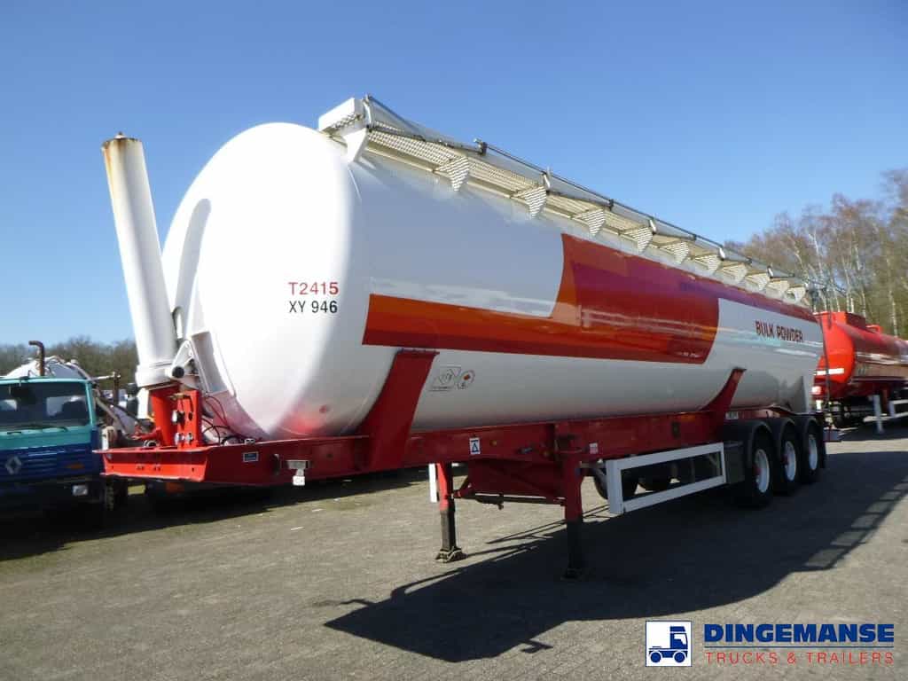 Feldbinder Powder tank alu 60 m3 (tipping)