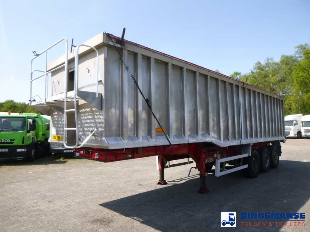 Wilcox Tipper trailer alu 55 m3 + tarpaulin