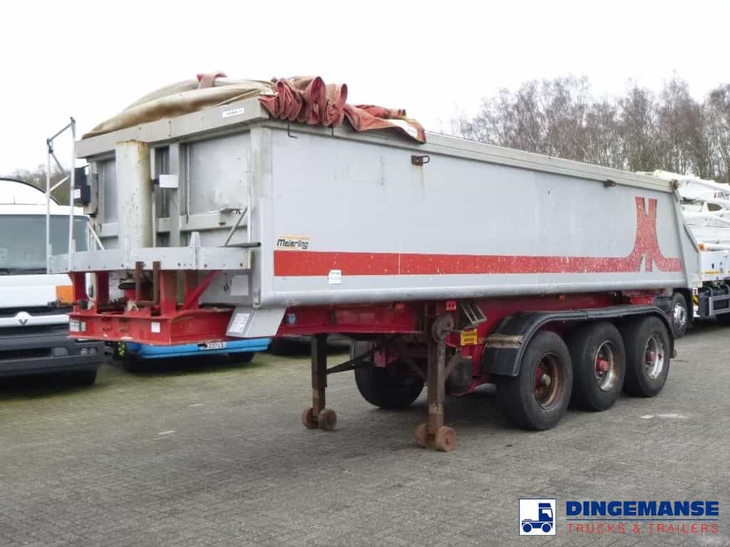 Meierling Tipper trailer alu 21 m3 + tarpaulin