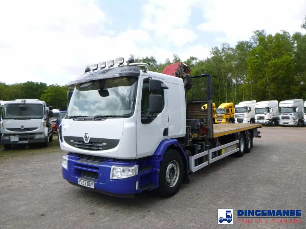 Renault Premium 380 dxi 6x2 RHD + HMF 2620-K4