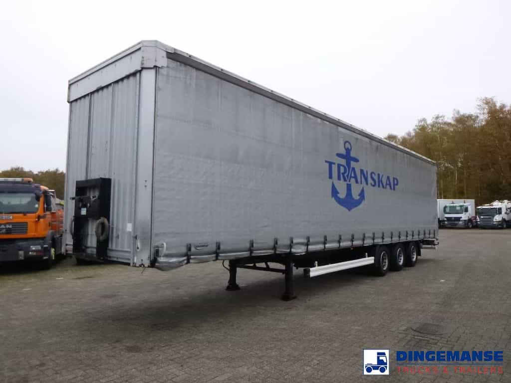 Kassbohrer Curtain side Mega trailer 98.5 m3