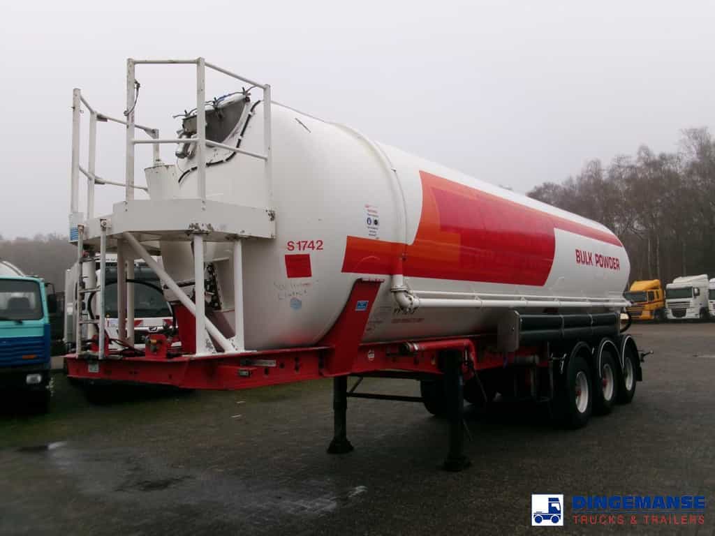 Feldbinder Powder tank alu 41 m3 (tipping)