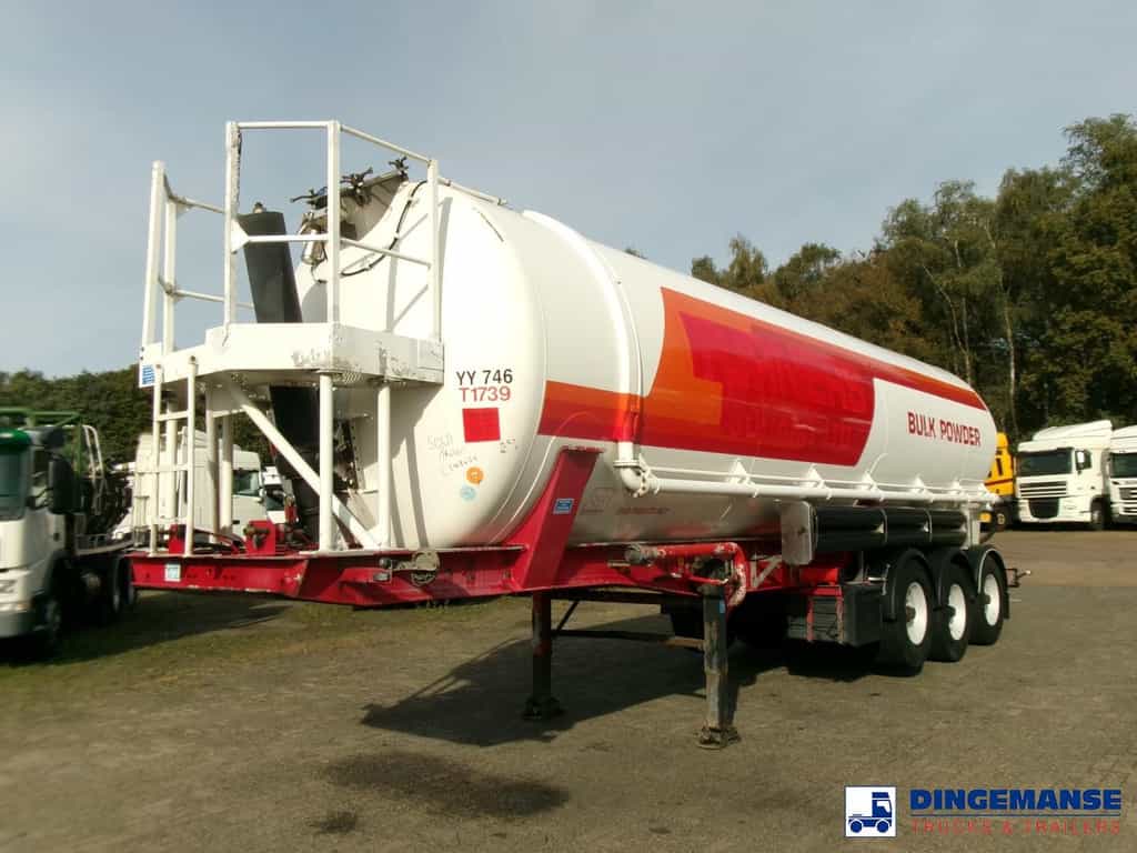 Feldbinder Powder tank alu 41 m3 (tipping)