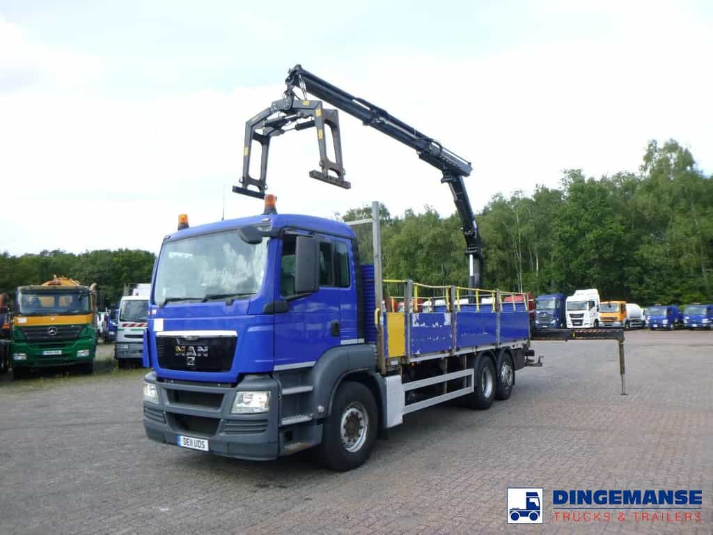 M.A.N. TGS 26.360 6x2 RHD + HMF 1420 K2