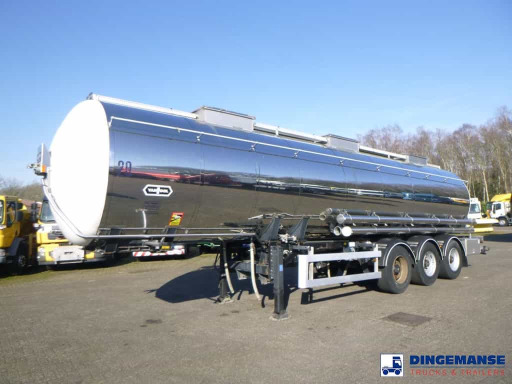 Van Hool Chemical tank inox 30 m3 / 3 comp