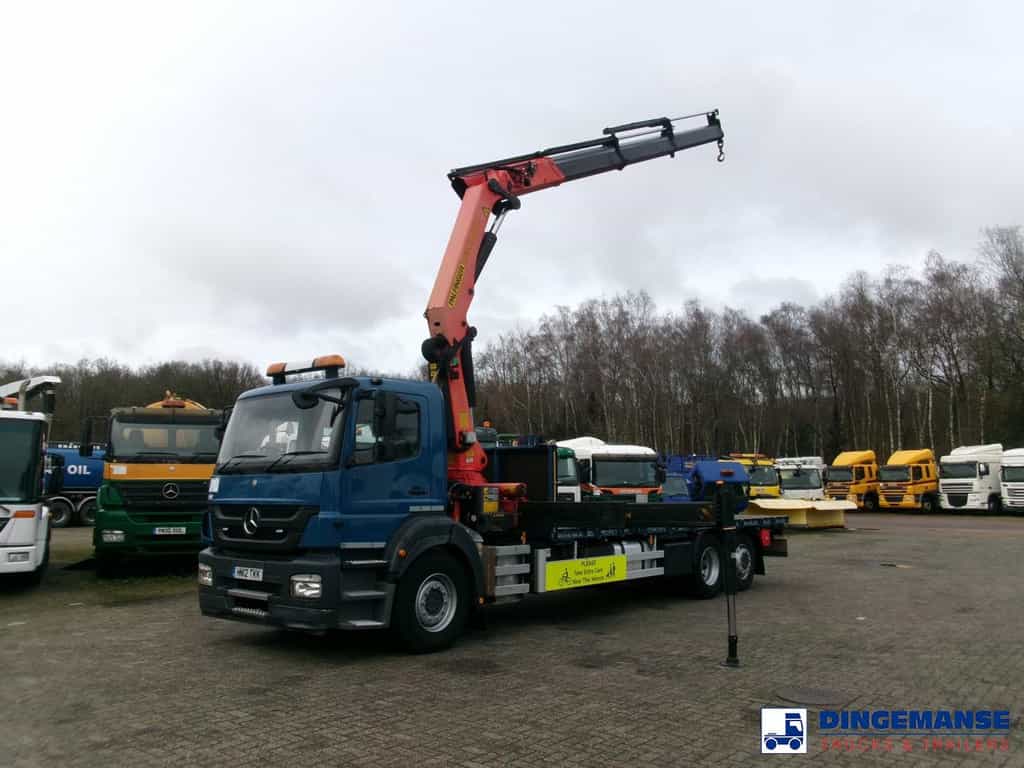 Mercedes Axor 2529 6x2 RHD + Palfinger PK26002 EH crane