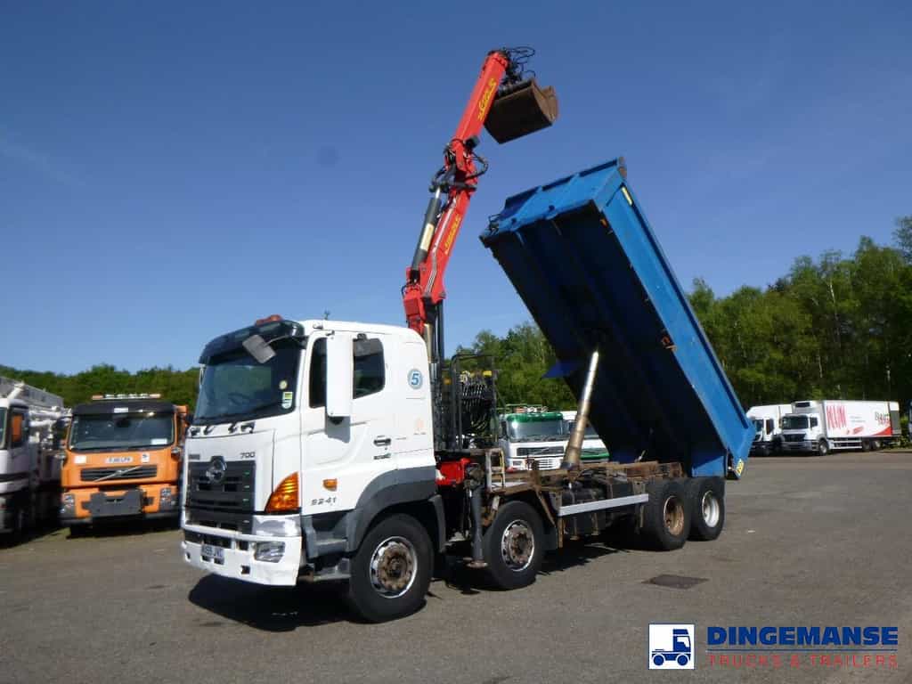 Hino FY1EUKA RHD + Palfinger E120L + grapple
