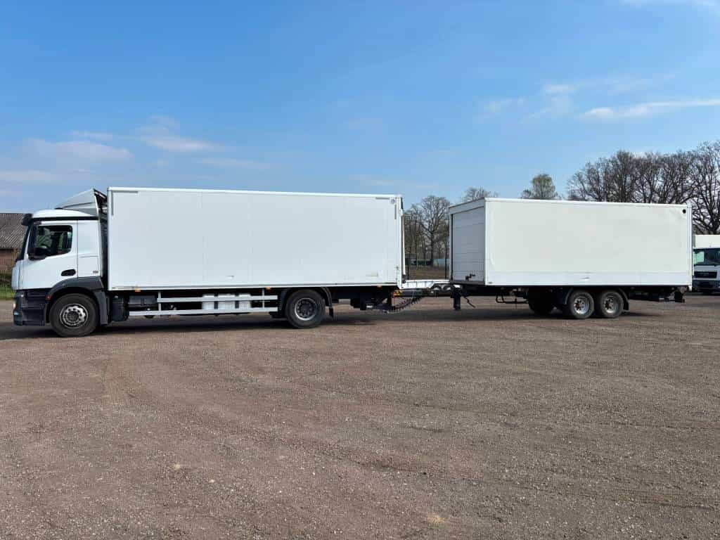 Mercedes-Benz Antos 1833 Euro6 4x2 + anhanger koffer