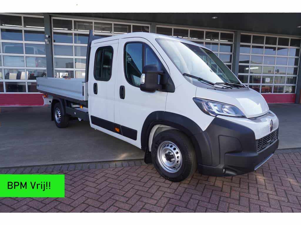 Citroën Jumper Pick-up Dubbelcabine 2.2 BlueHDi 140PK L4 3.5t Heavy Nr. V109 | Airco | Navi | Cruise | Camera | 7 Persoons