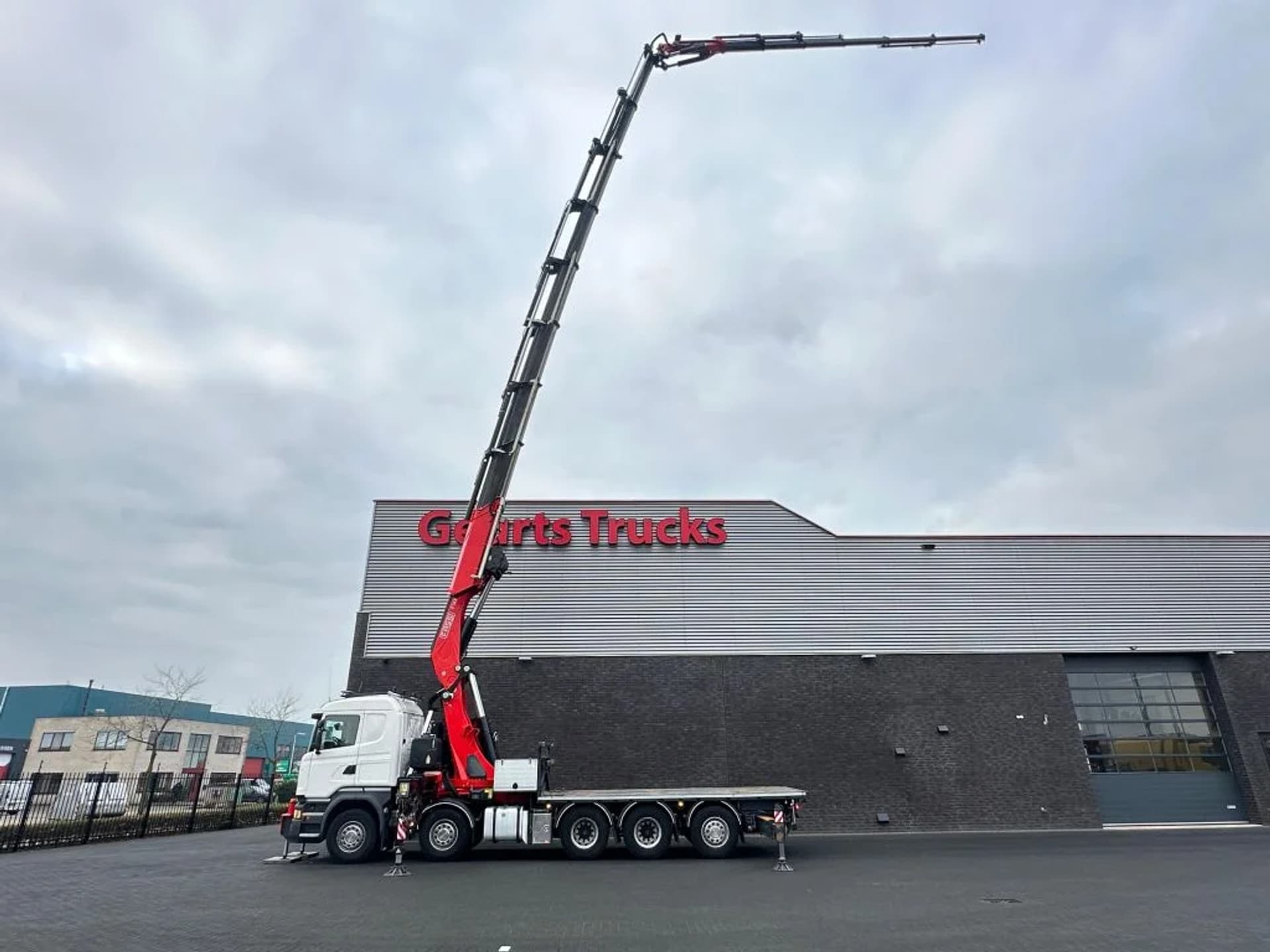 Foto 4 van Scania R520 V8 10X4 TRIDEM + F1650RA.2.28 + JIB L816 KRAAN/KRAN/CRANE/GRUA