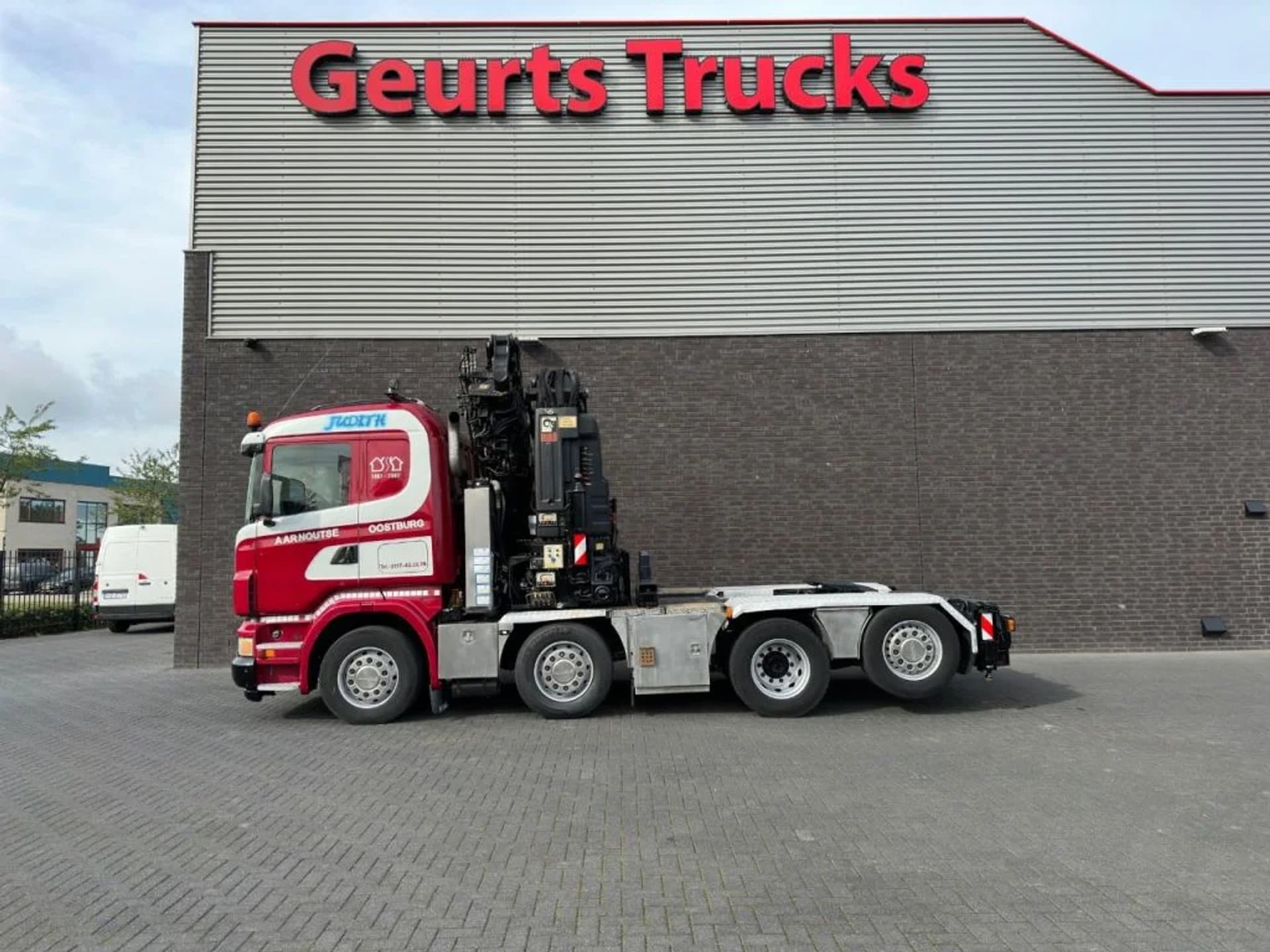 Foto 5 van Scania R480 8X2 TREKKER-BAKWAGEN COMBI + HIAB 800E-7 HIPRO + JIB 135X-4 KRAAN/KRAN/CRANE/GRUA