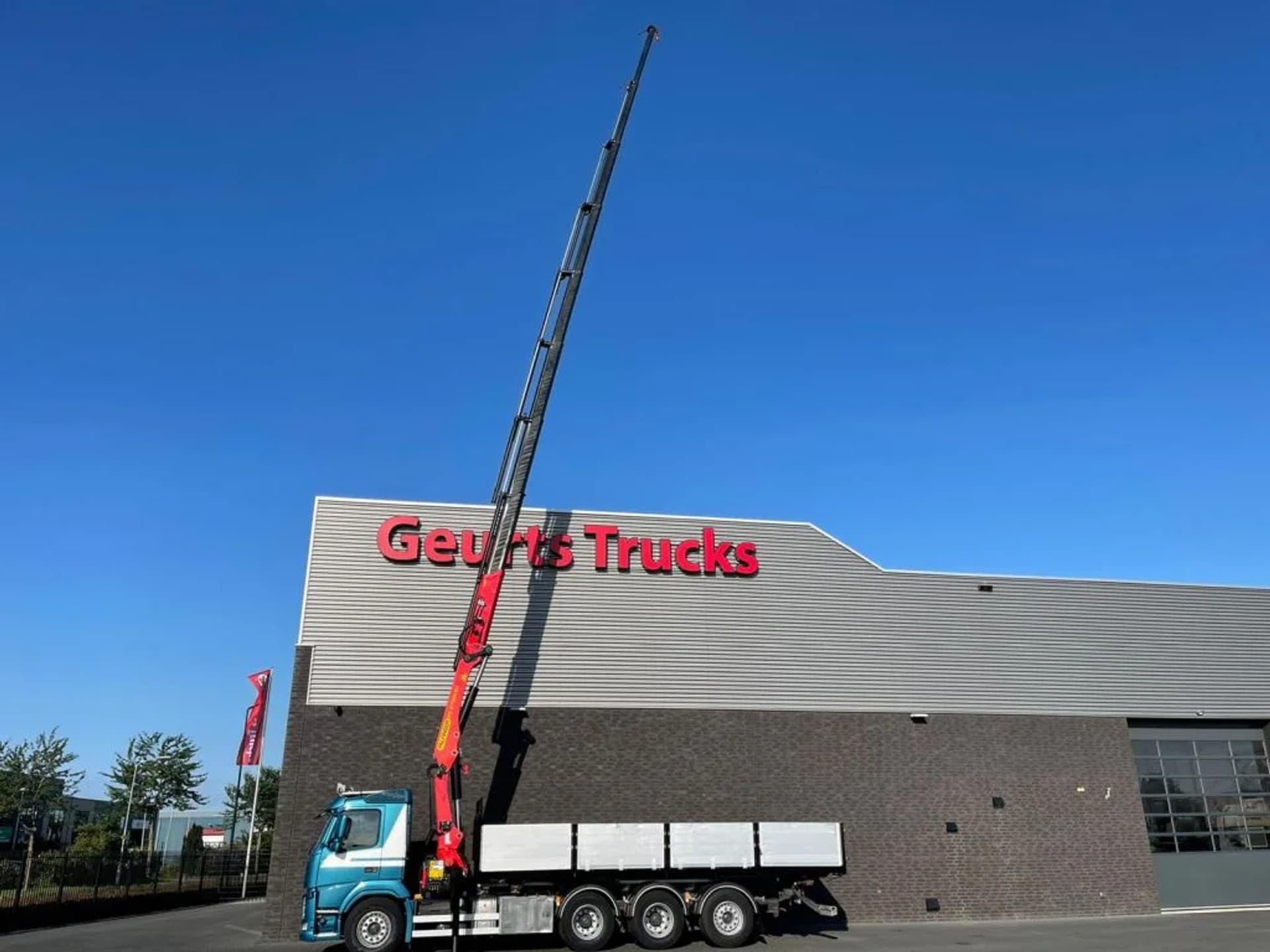 Foto 2 van Volvo FM 500 8X4 TRIDEM + PALFINGER PK 27001-EH G KRAAN/KRAN/CRANE/GRUA