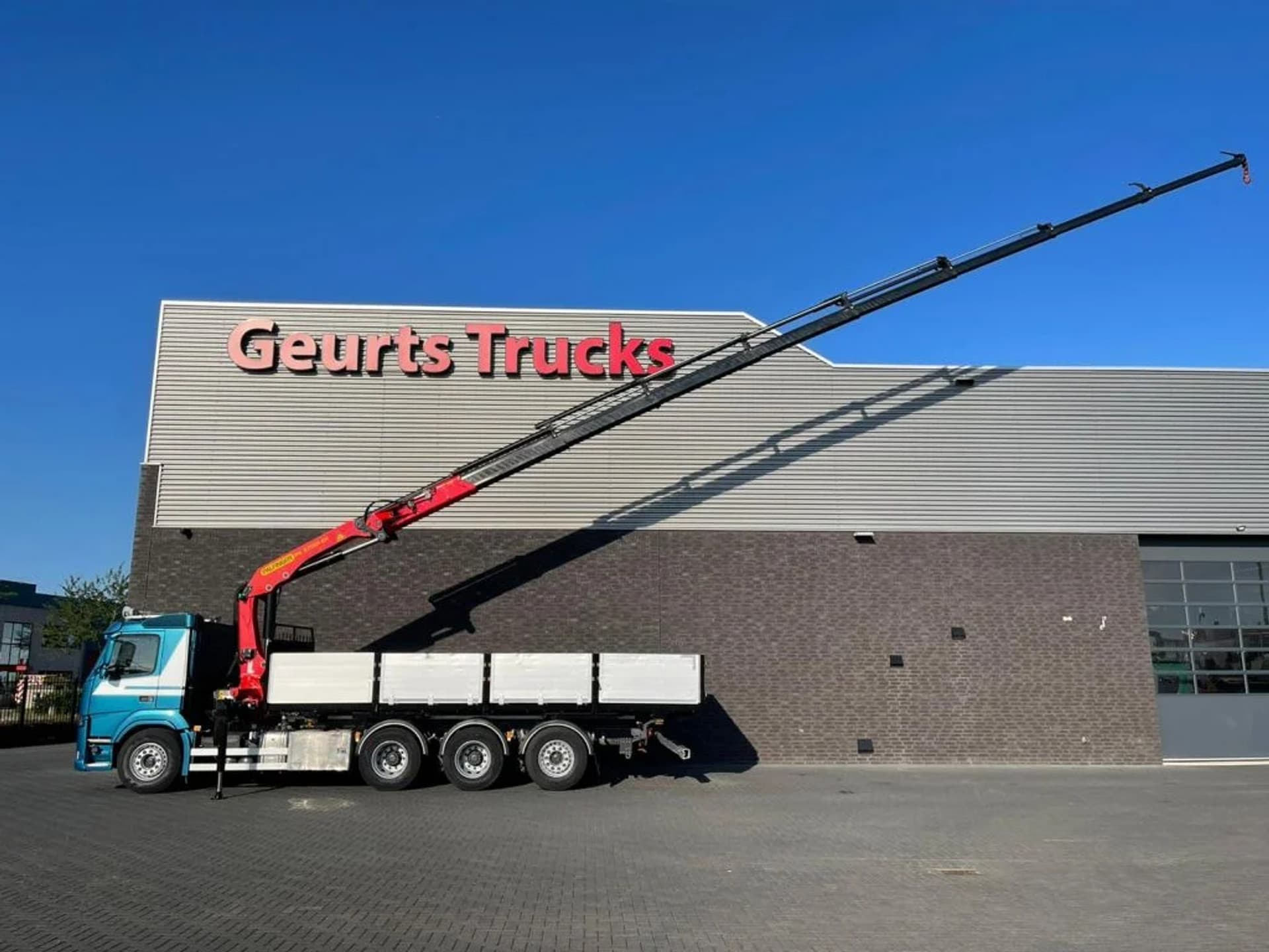 Foto 3 van Volvo FM 500 8X4 TRIDEM + PALFINGER PK 27001-EH G KRAAN/KRAN/CRANE/GRUA