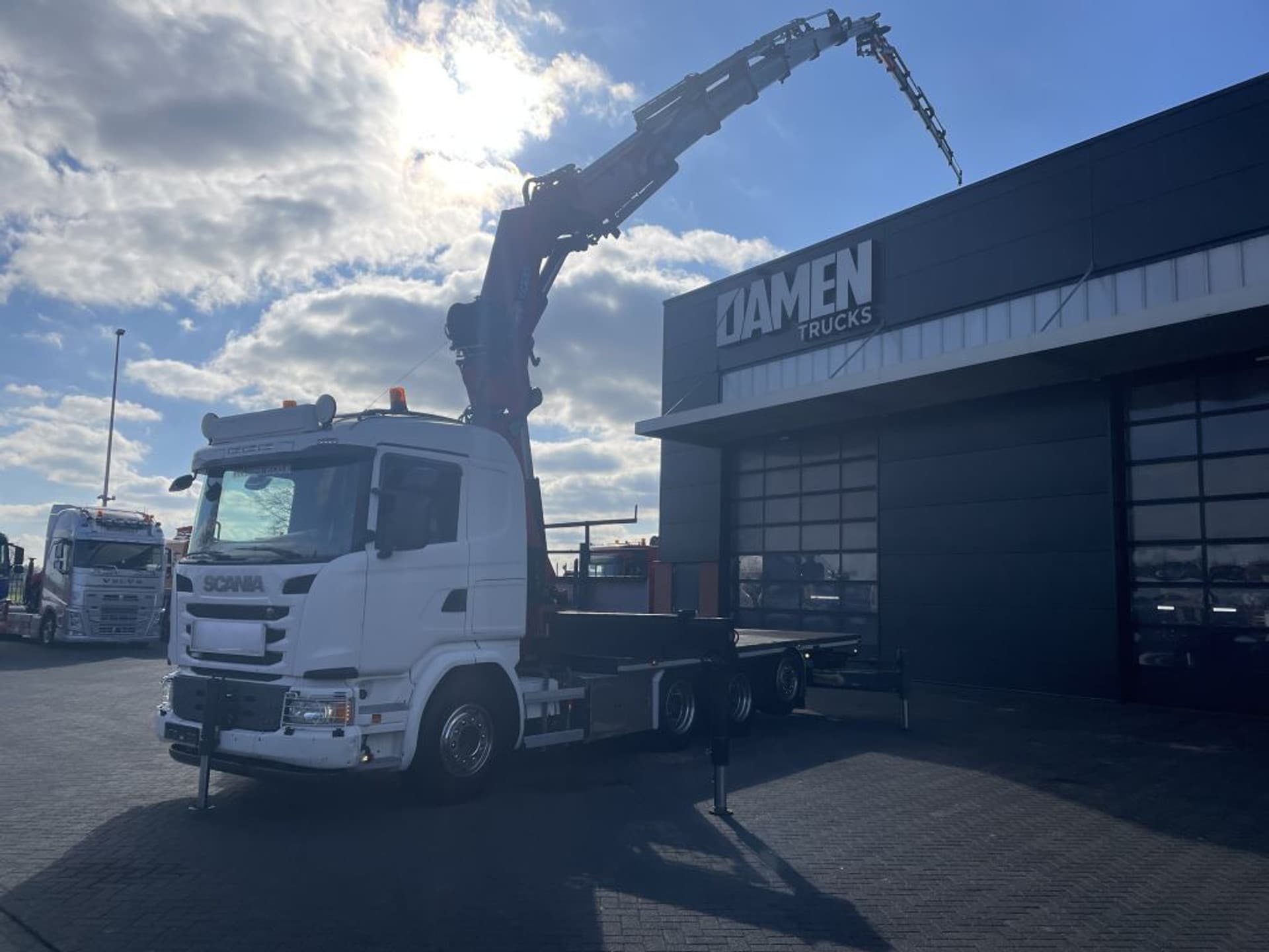 Foto 5 van Scania G 490 8x4 Euro 6 HMF 6020-K6 + JIB FJ 1200-K6