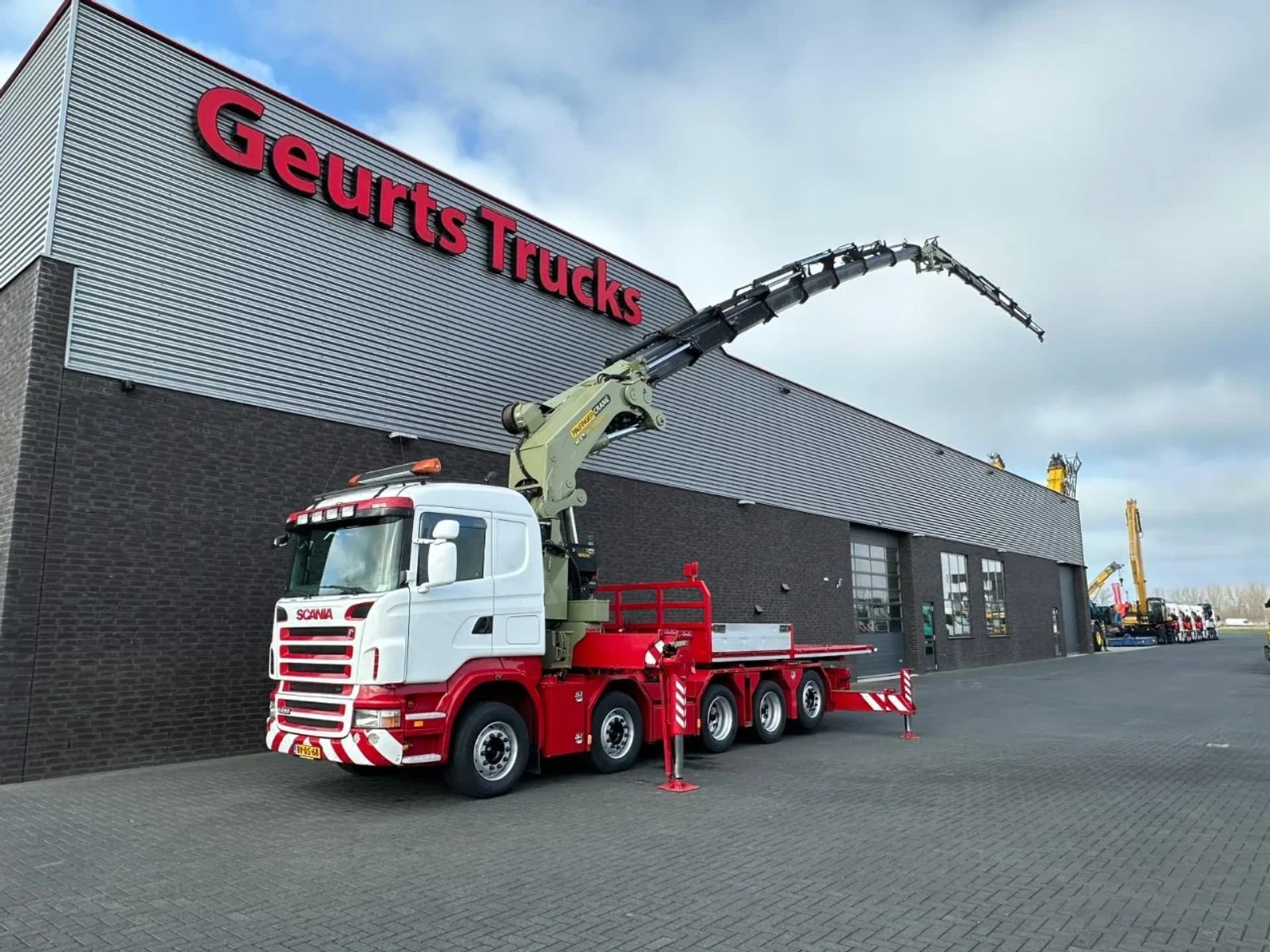 Foto 2 van Scania R480 10X4 TREKKER-BAKWAGEN COMBI + PALFINGER PK 150002 G + JIB PJ170 E KRAAN/KRAN/CRANE/GRUA