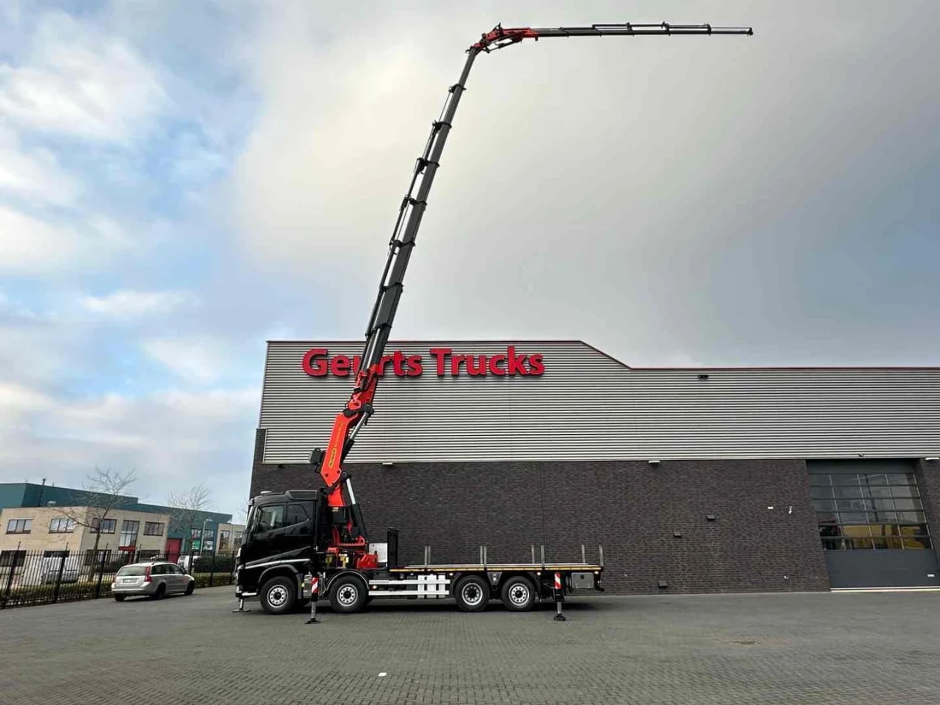 Foto 4 van Volvo FH 500 8X2 + PALFINGER PK 110002-SH G + JIB PJ 125 E KRAAN/KRAN/CRANE/GRUA