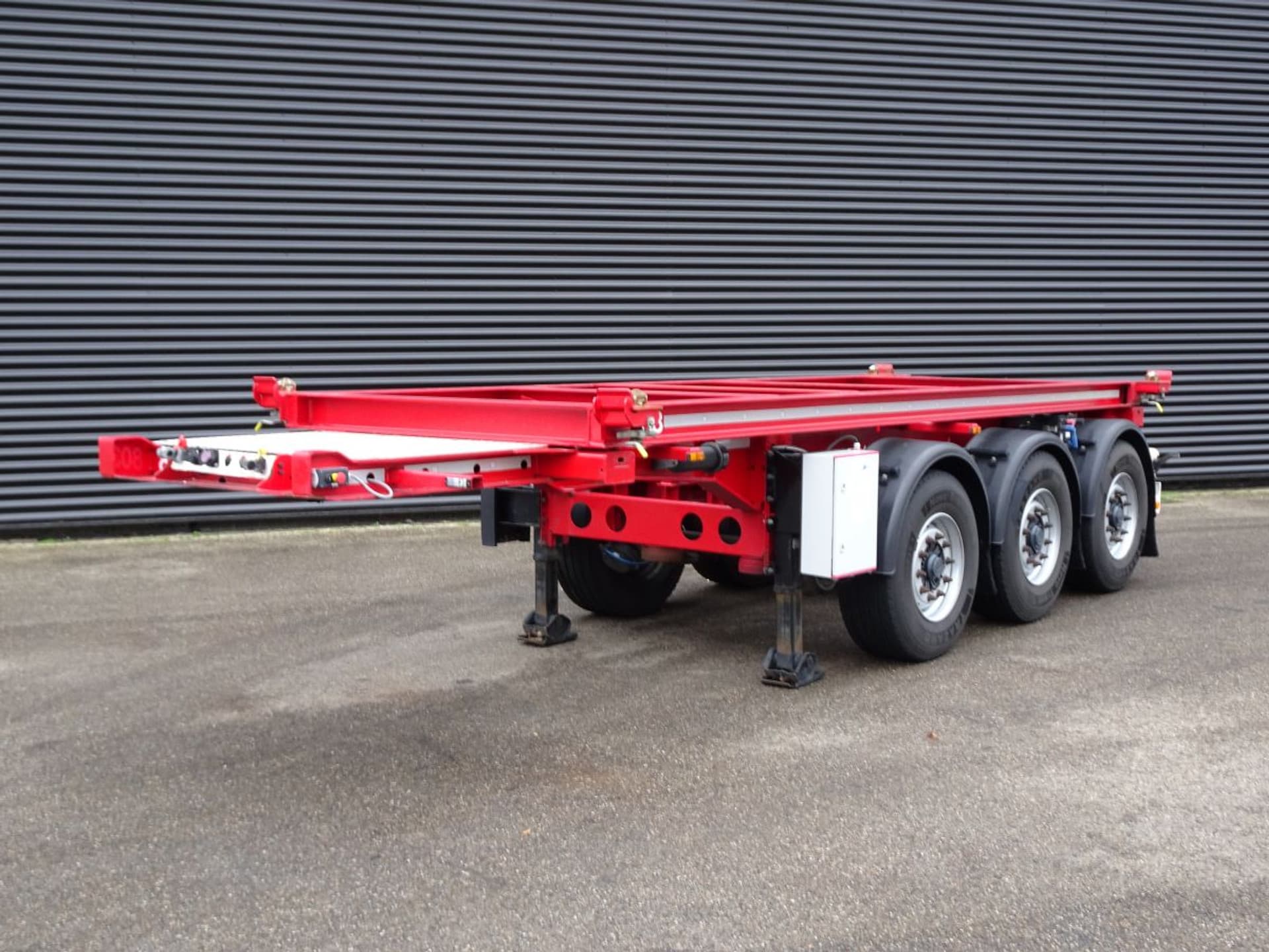 Foto 2 van Krone SD / KIPPER CHASSIS / LIFT AXLE / CONTAINER 20FT