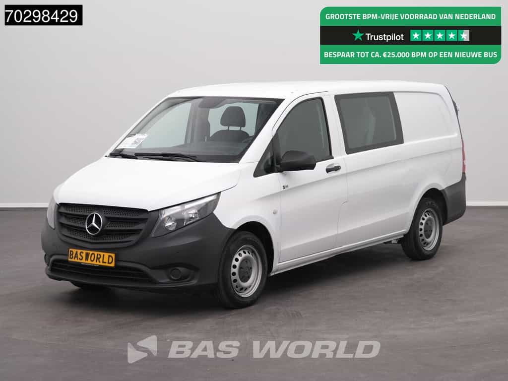 Mercedes Vito 114 Automaat Dubbel Cabine L2H1 Airco Cruise Parkeersensoren Euro6 DC Doka Mixto L2 Airco Cruise control