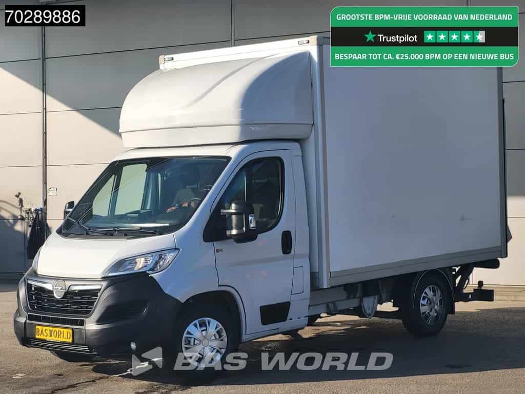 Opel Movano 165PK Laadklep Zijdeur Bakwagen Airco Cruise Camera Standkachel Euro6 Meubelbak Koffer 16m3 Airco Cruise control
