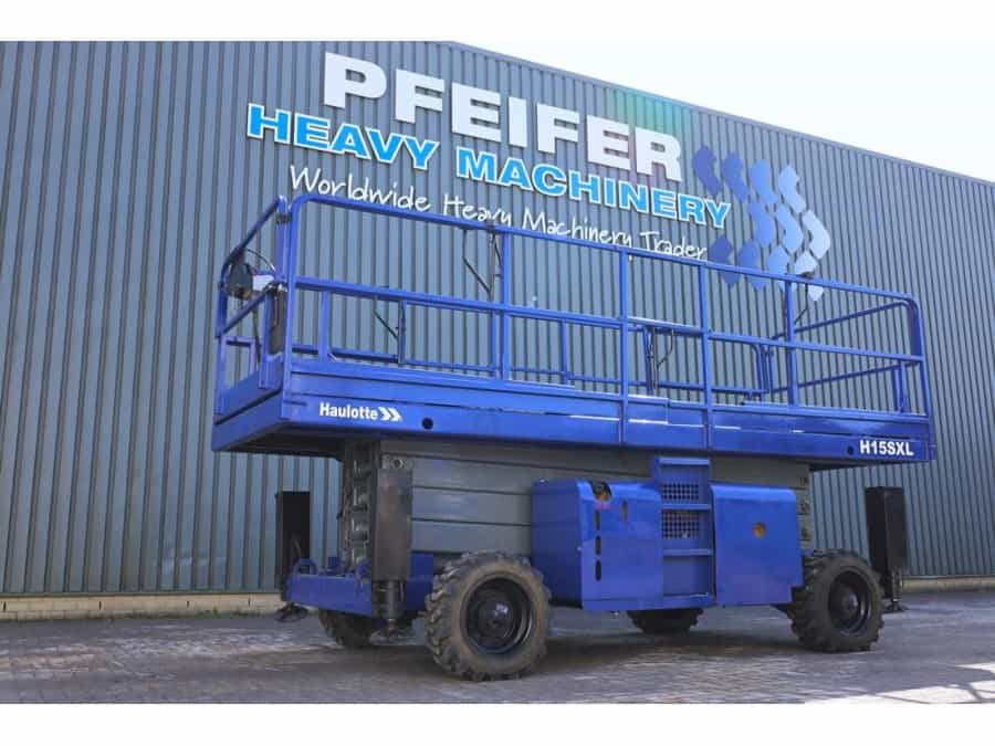 Haulotte H15SXL Diesel, 4x4 Drive, 15m Working Height, 500k