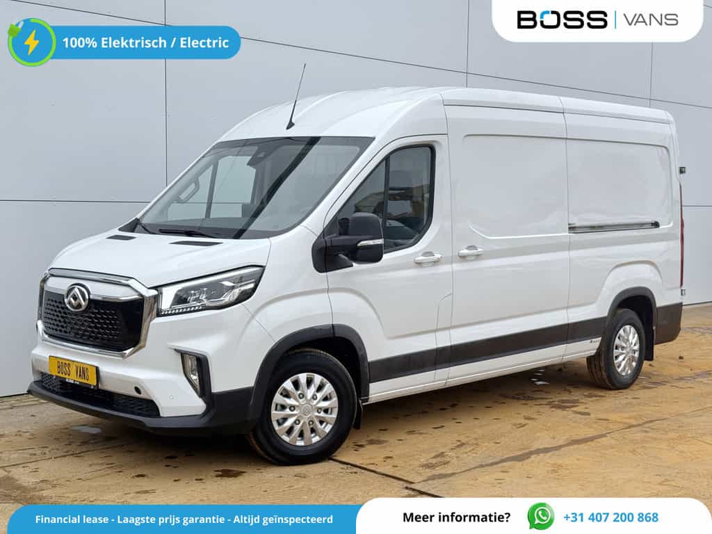 Maxus eDeliver 9 89kWh ALL-IN PRIJS 398km WLTP L3H2 204PK 80KWh Snelladen Dubbele schuifdeur Apple Carplay Adaptieve Cruise Control Led Airco Stoelverwarming BPM Vrij