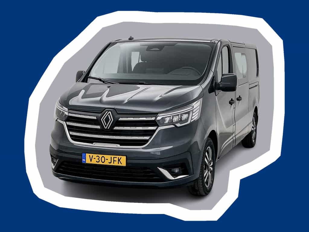 Renault Trafic 2.0 Blue dCi EDC 170 T29 L2H1 Extra DC 2x Schuifdeur Betimmering Keyless Trekhaak Navigatie Parkeersensoren Camera Carplay Dubbele Cabine