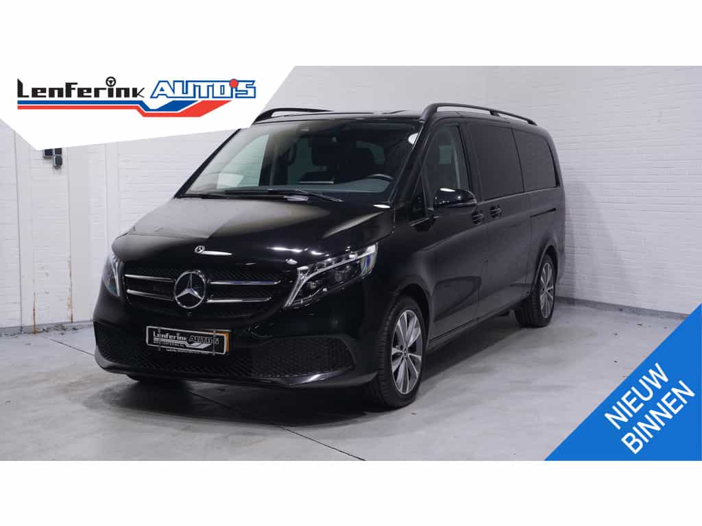 Mercedes-Benz V-klasse V 300d Avantgarde Dubbel Cabine L3 Navi Luchtvering Sportstoelen LED Koplampen 360 Camera 2x Elek. Schuifdeur