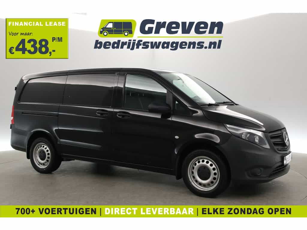 Mercedes-Benz Vito 114 CDI Lang | Aut. | Airco | Camera | Adap. Cruise | 3-Zits | Stoelverw. | 2xSchuifdeur | Carplay | Trekh.