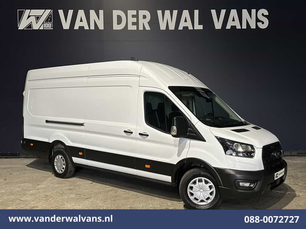 Ford Transit 2.0 TDCI 131pk L4H3 Jumbo Euro6 Airco | Camera | Cruisecontrol | Stoelverwarming | Verwarmde voorruit Parkeersensoren, Bijrijdersbank