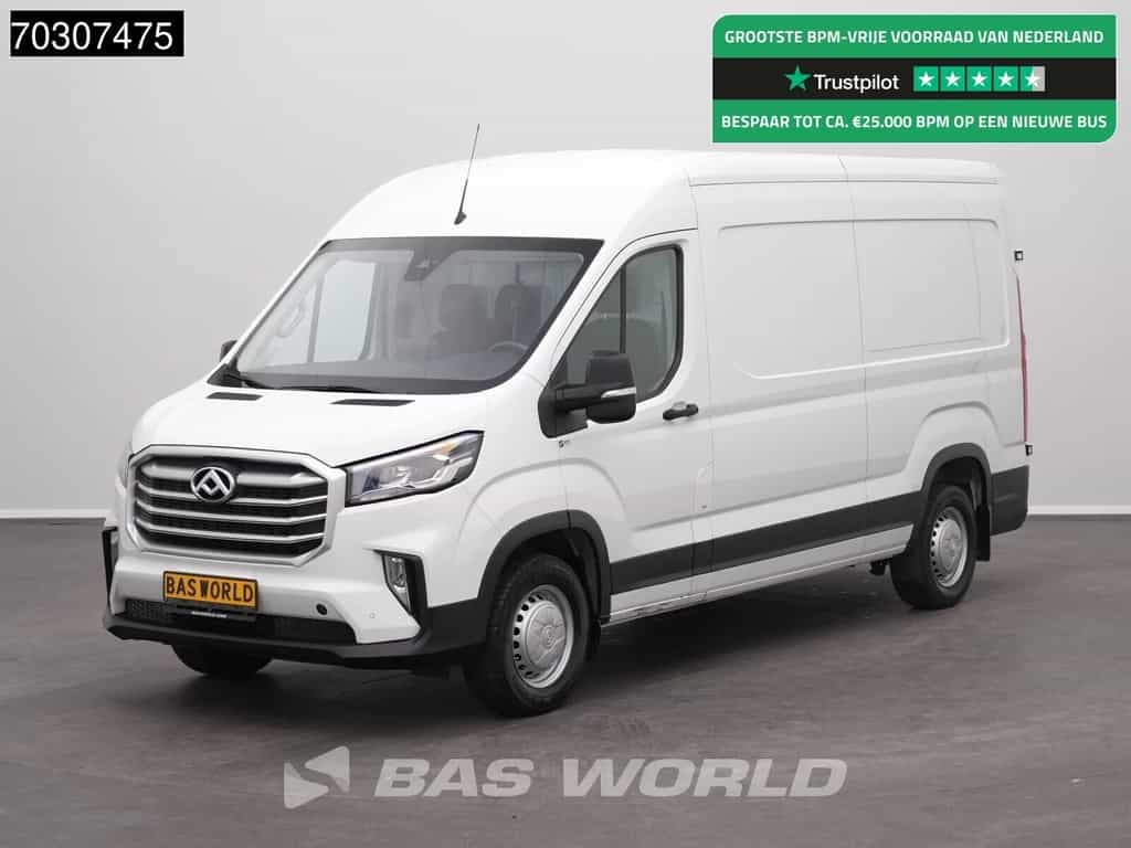 Maxus Deliver 9 L3H2 Airco Cruise Camera Parkeersensoren 10-inch Display CarPlay Euro6 L3 Airco Cruise control