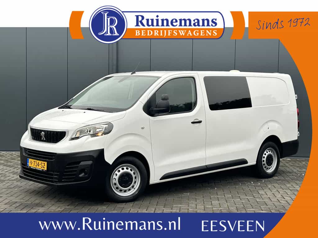 Peugeot Expert 2.0 BlueHDI 123 PK / 1e EIG. / L2H1 / TREKHAAK / DUBBELE CABINE / AIRCO / CRUISE / NAVI / 3-ZITS / CARPLAY