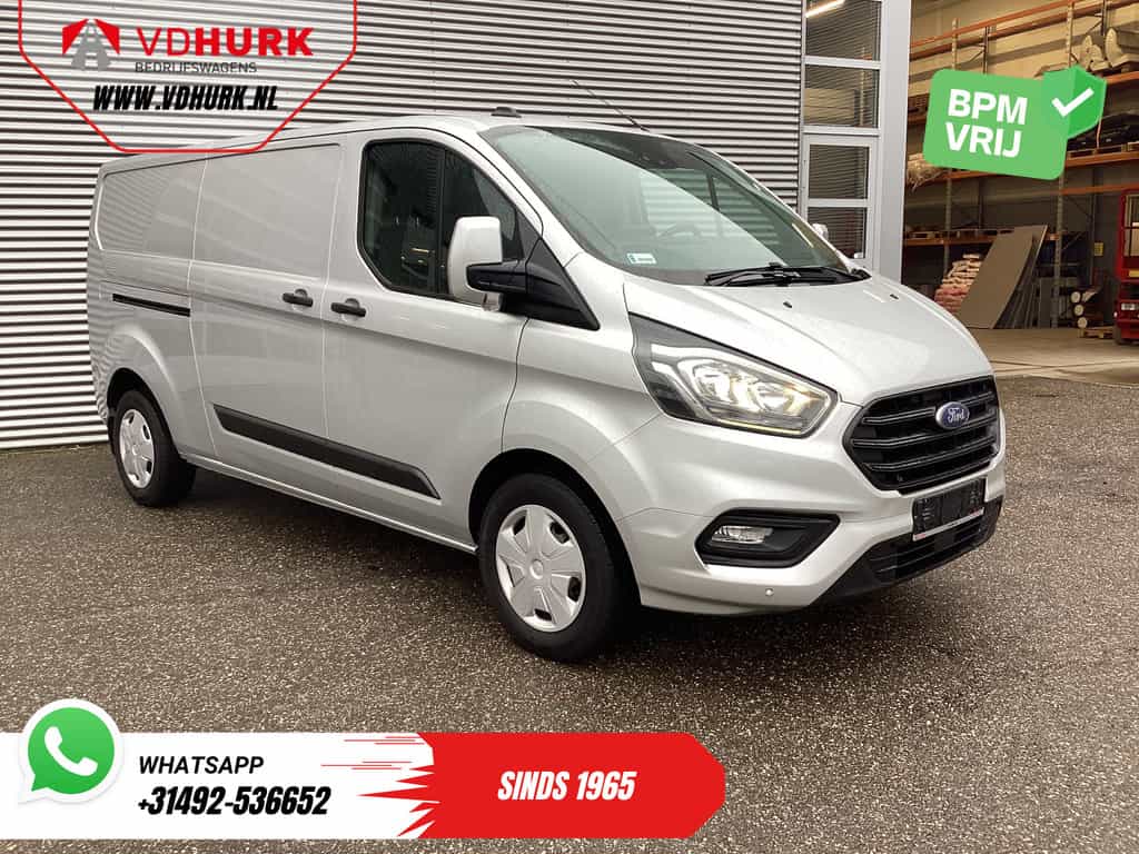 Ford Transit Custom 2.0 TDCI 130 pk Aut. L2 Carplay/ Airco/ Cruise/ Camera/ PDC V+A/ DAB