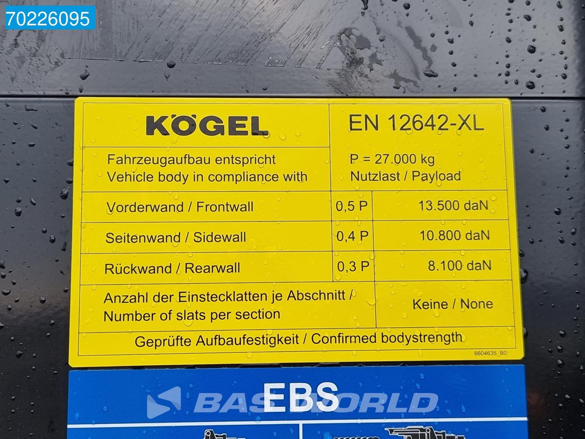 Foto 17 van Kögel S24-1 3 axles More Units Available NEW BPW/SAF Liftachse Edscha